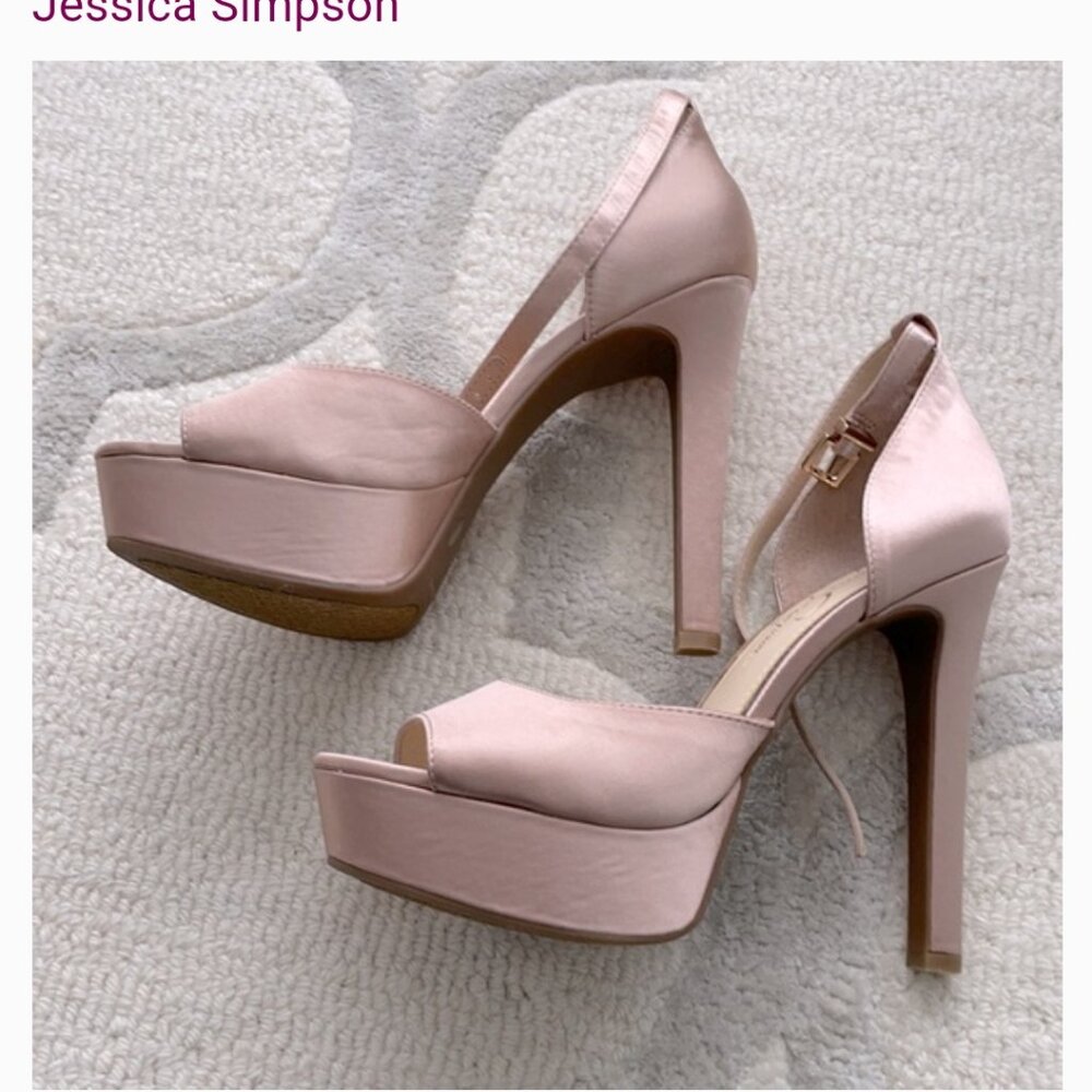Jessica simpson blush satin size 7